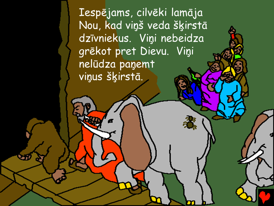 Noah and the Great Flood Latvian